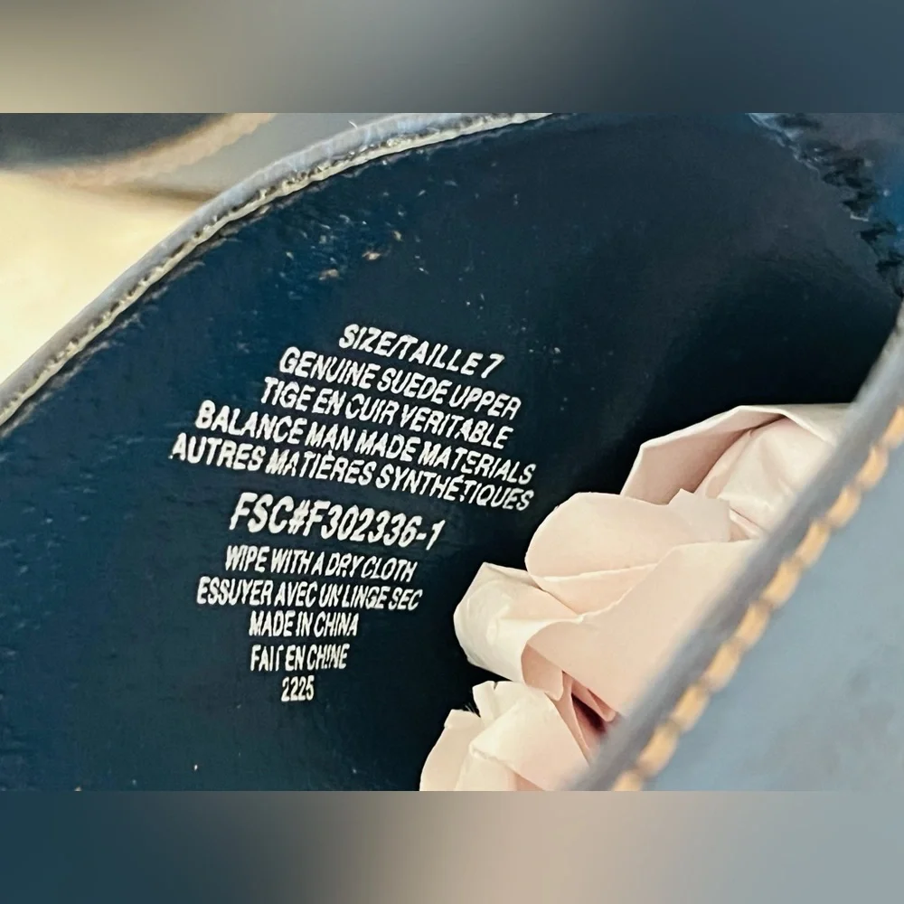 Women’s Retro Style Blue Suede And Leather Western Mules With 3” Heel Size 7 - Picture 8 of 11